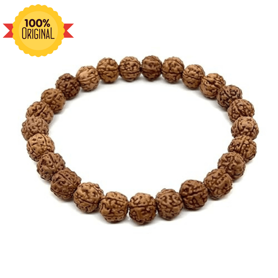 Natural 5 MUKHI RUDRAKSHA BRACELET - GOOD HABITSS