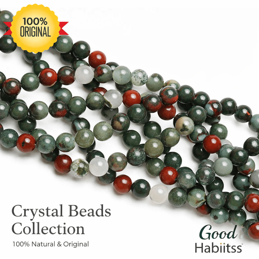 Natural African BloodStone String - GOOD HABITSS