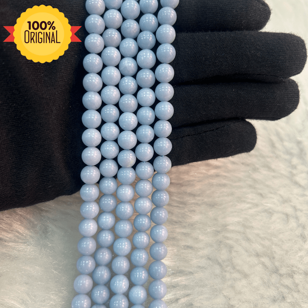 Natural Angelite String - GOOD HABITSS