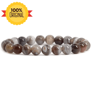 Natural Botswana Agate Bracelet - GOOD HABITSS