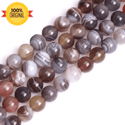 Natural Botswana Agate String - GOOD HABITSS