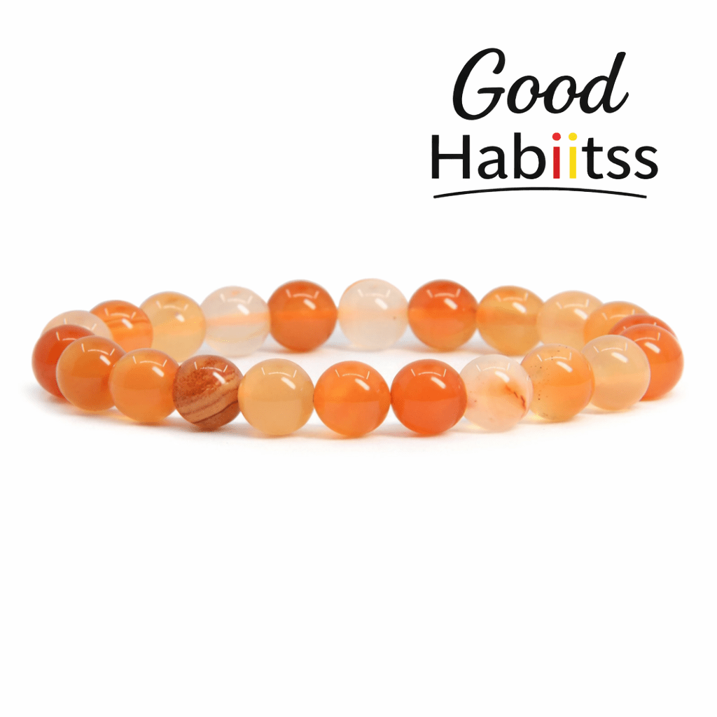 Natural Carnelian Bracelet - GOOD HABITSS