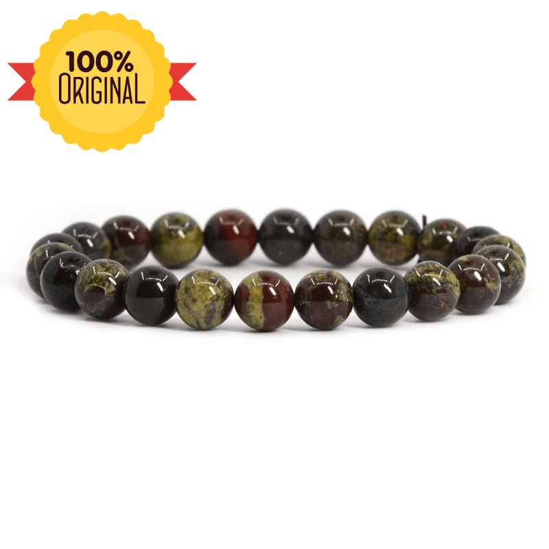 Natural Dragon Bloodstone Bracelet - GOOD HABITSS