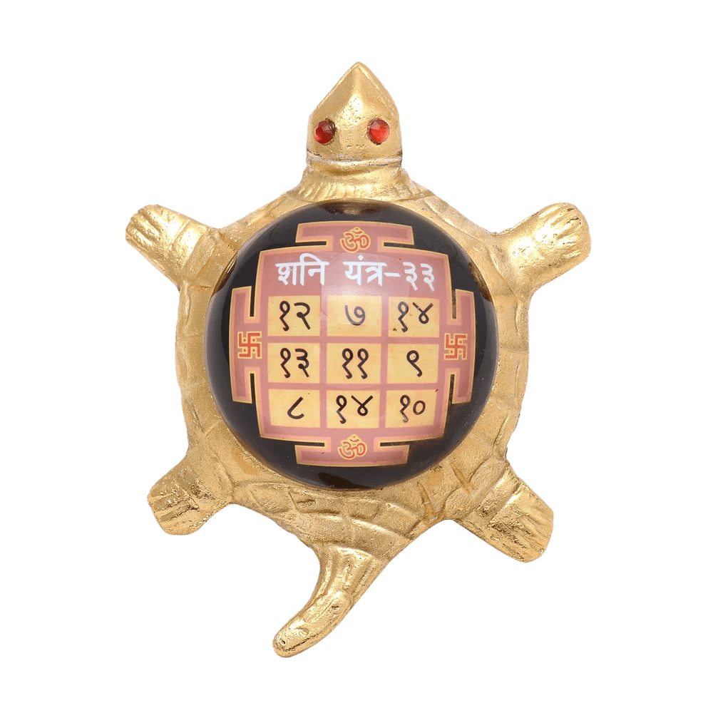 Natural Gomti Chakra Tortoise Yantra - GOOD HABITSS