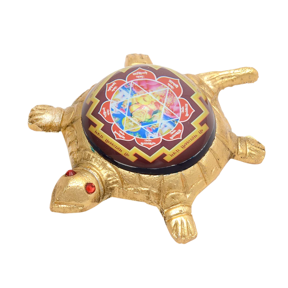 Natural Gomti Chakra Tortoise Yantra - GOOD HABITSS