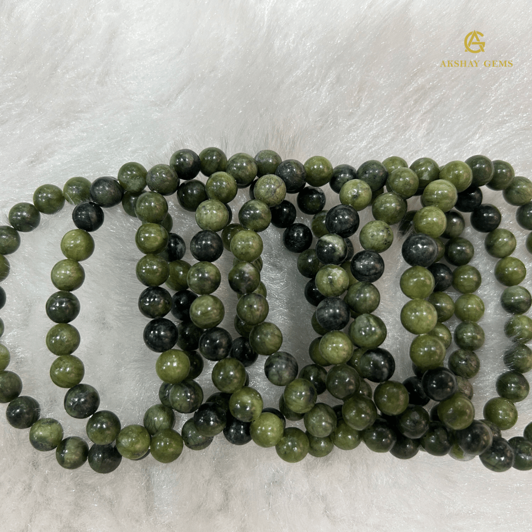 Natural Green Jade Bracelet - GOOD HABITSS