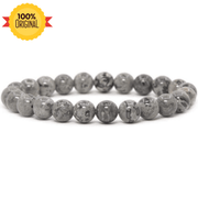 Natural Grey Jasper Bracelet - GOOD HABITSS