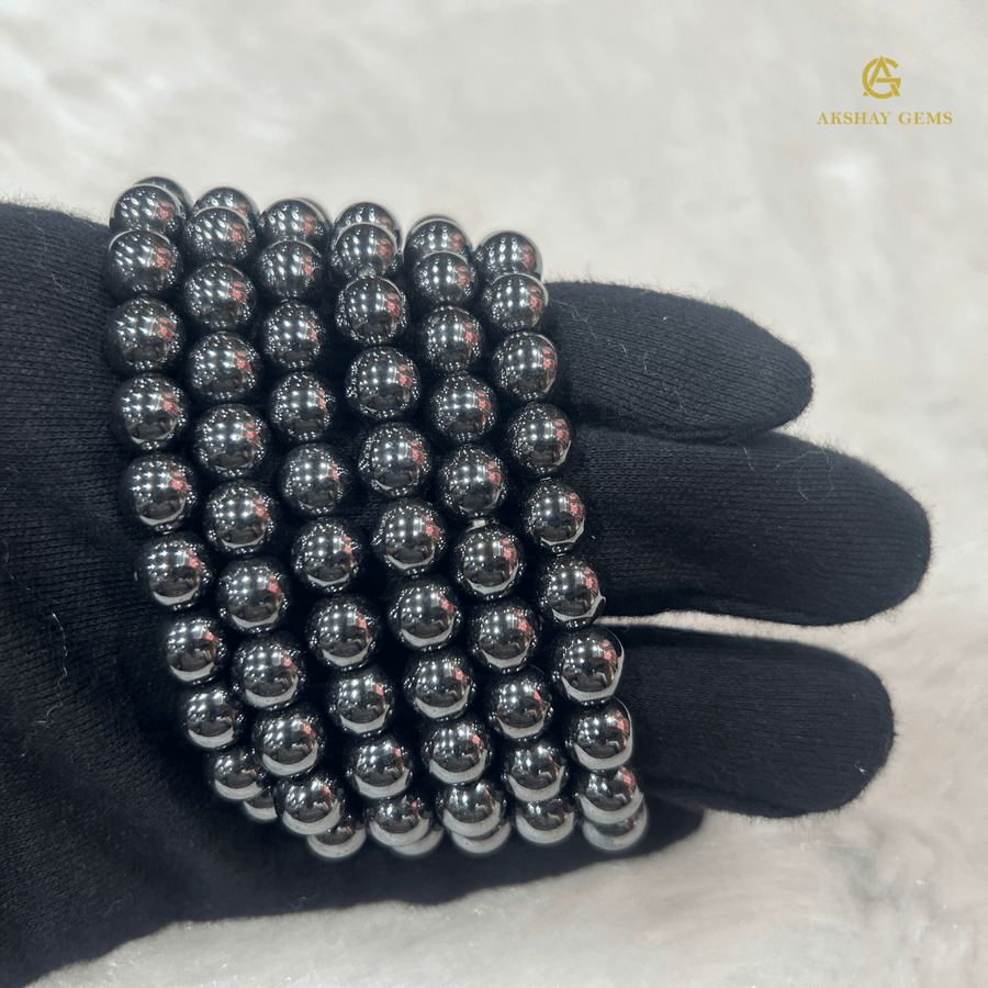 Natural Hematite Bracelet - GOOD HABITSS