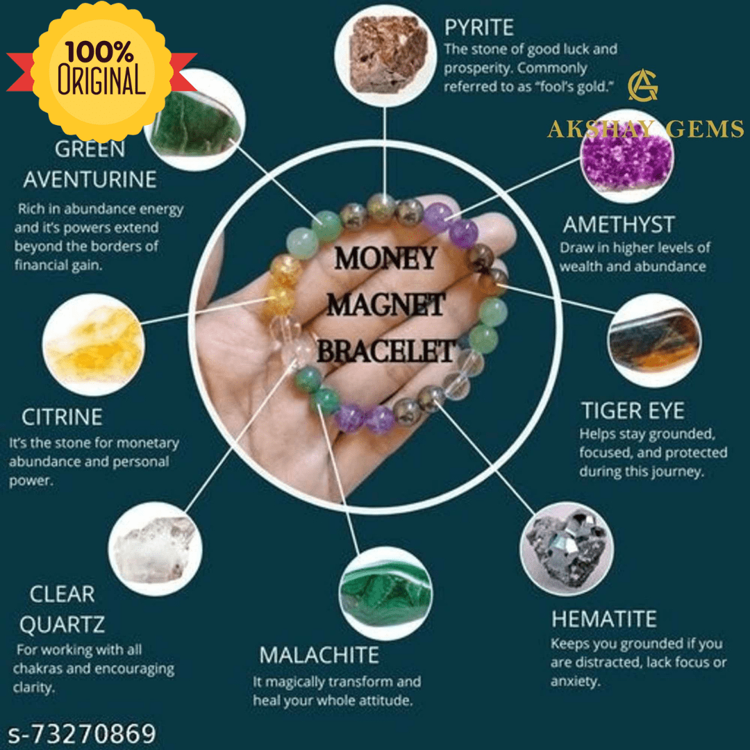 Natural Money Magnet Bracelet - GOOD HABITSS