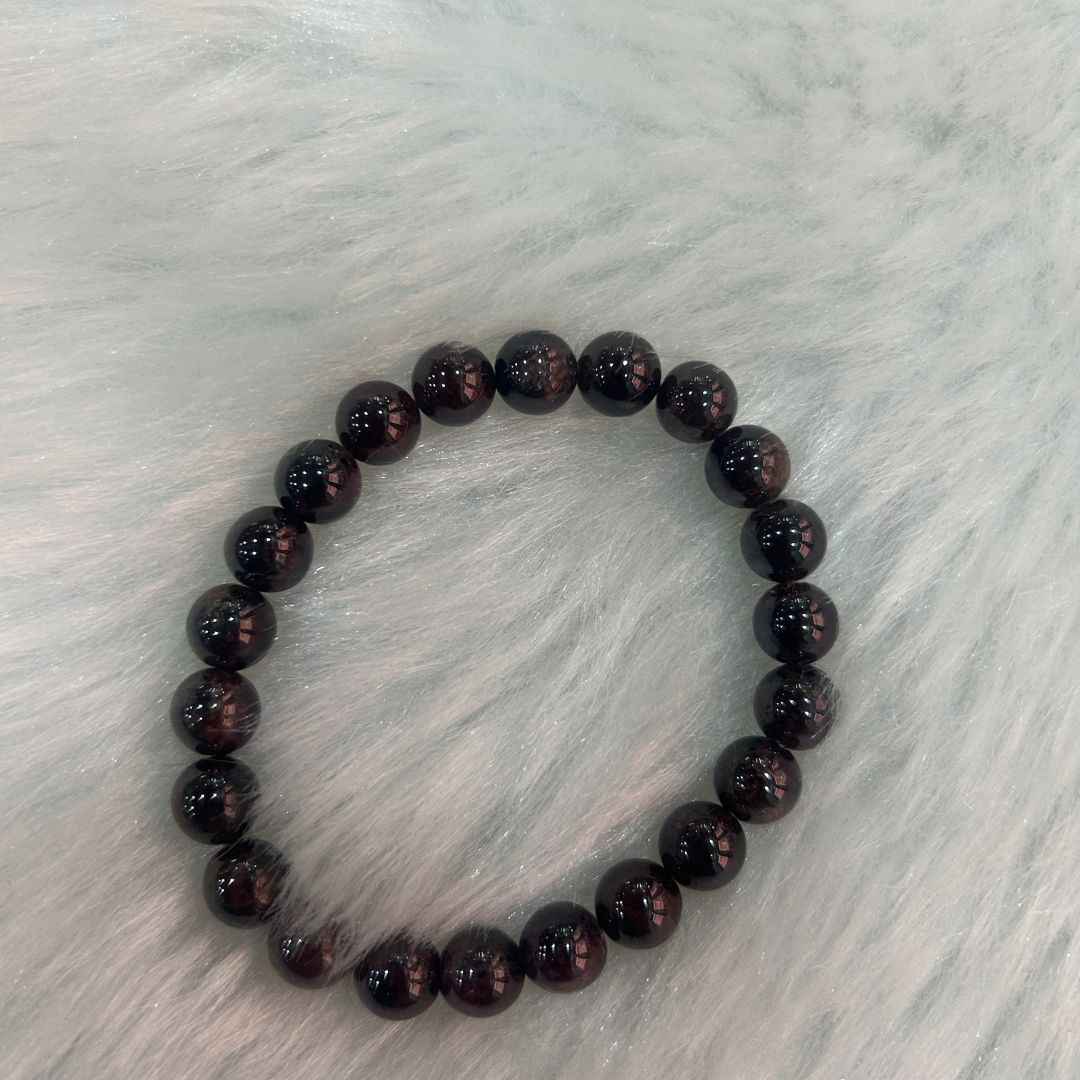 Natural Red Garnet Bracelet - GOOD HABITSS