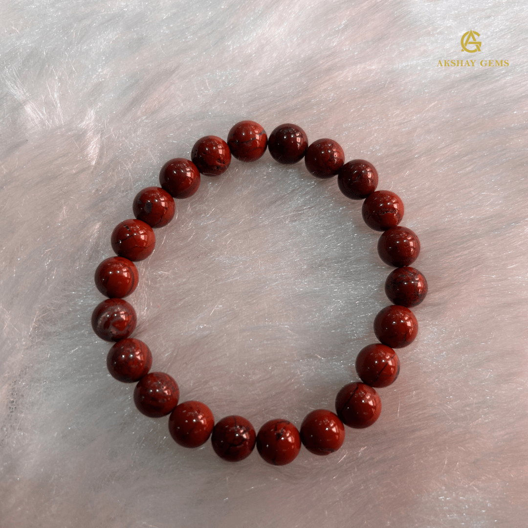 Natural Red jasper Bracelet - GOOD HABITSS