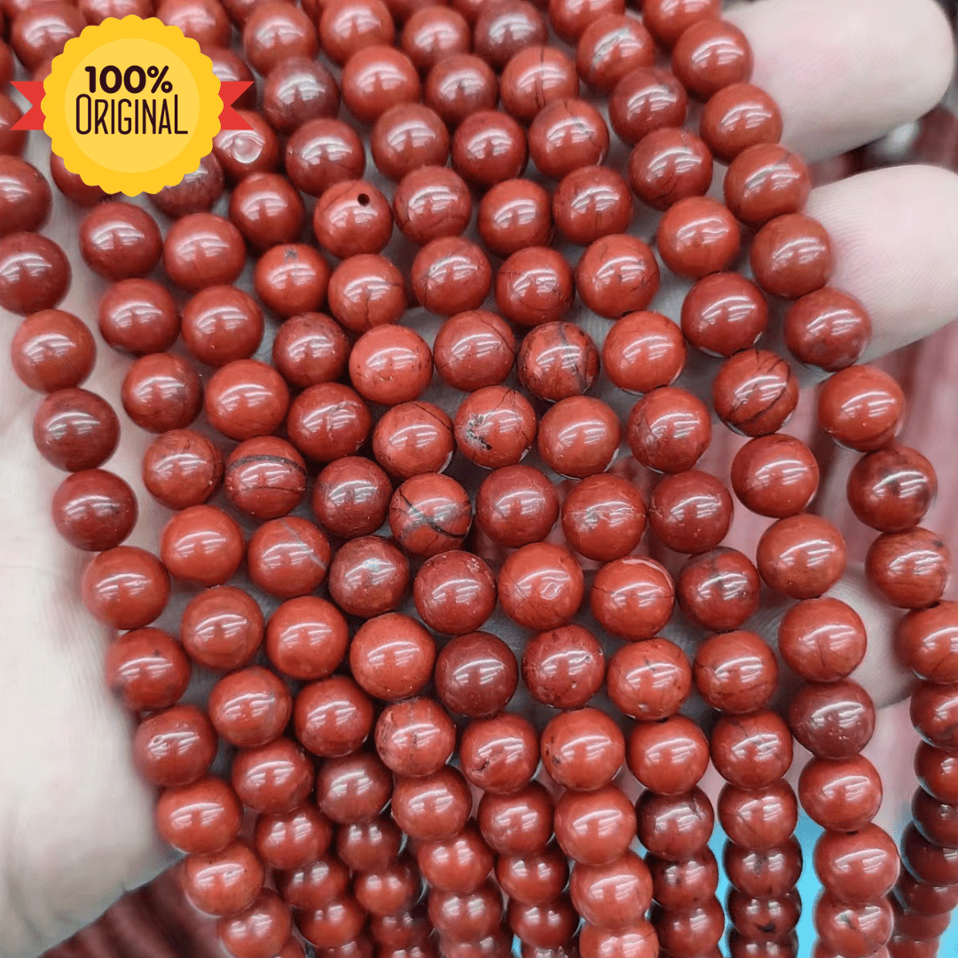 Natural Red Jasper String - GOOD HABITSS