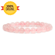Natural Rose Quartz Bracelet - GOOD HABITSS
