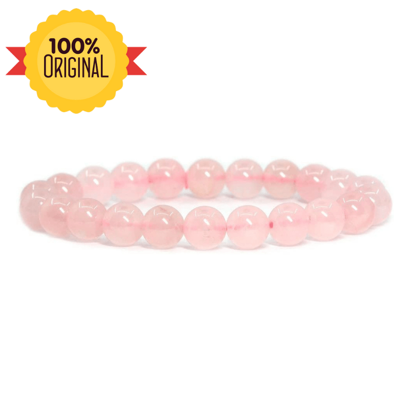 Natural Rose Quartz Bracelet - GOOD HABITSS