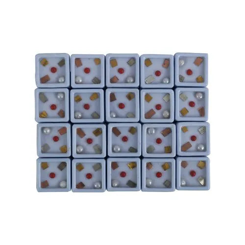 Panchdhatu Material Box Big Size Stone For Pooja