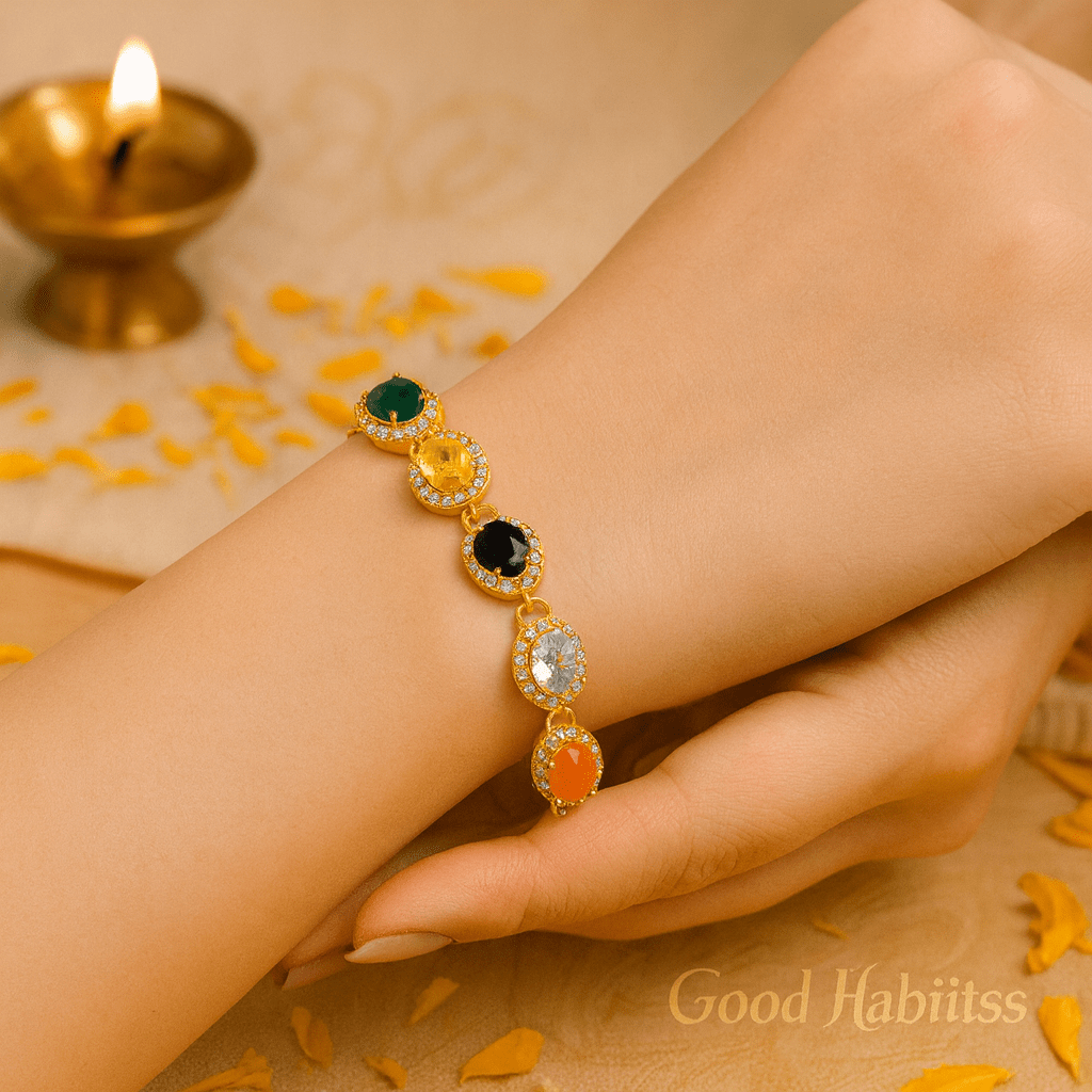Navratna Bracelet – 9 Planets, 9 Powers! - GOOD HABITSS
