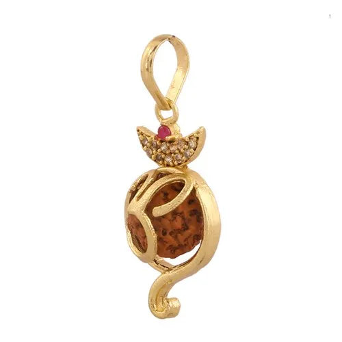 Om Ganesh Rudraksha Pendant
