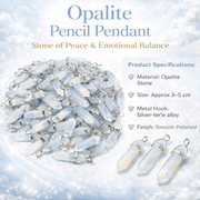 Opalite Pencil Pendant - GOOD HABITSS