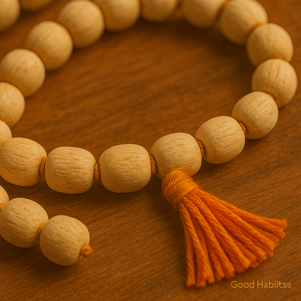 Original Bageshwar Dham Tulasi kanthi Mala (BUY 1 GET 1 FREE) - GOOD HABITSS