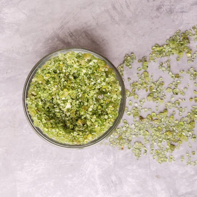 Peridot Chips Stone - GOOD HABITSS