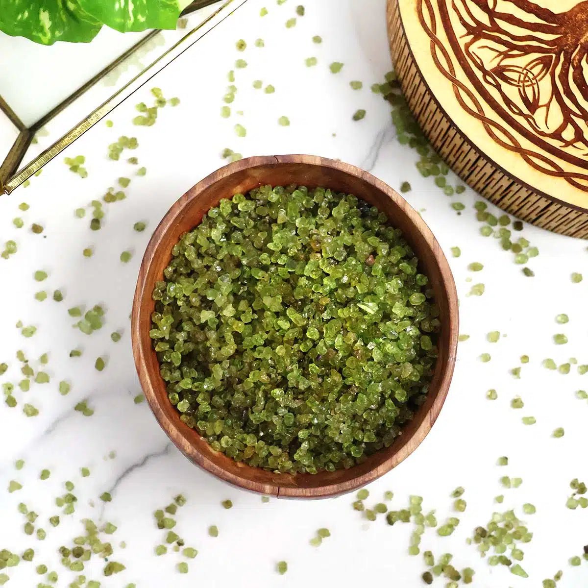 Peridot Chips Stone - GOOD HABITSS