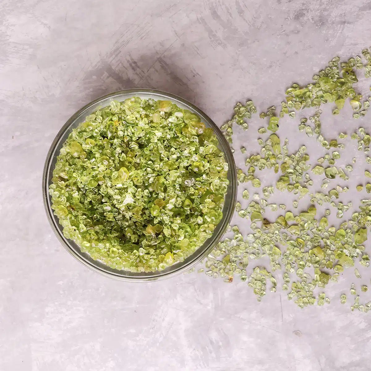 Peridot Chips Stone - GOOD HABITSS