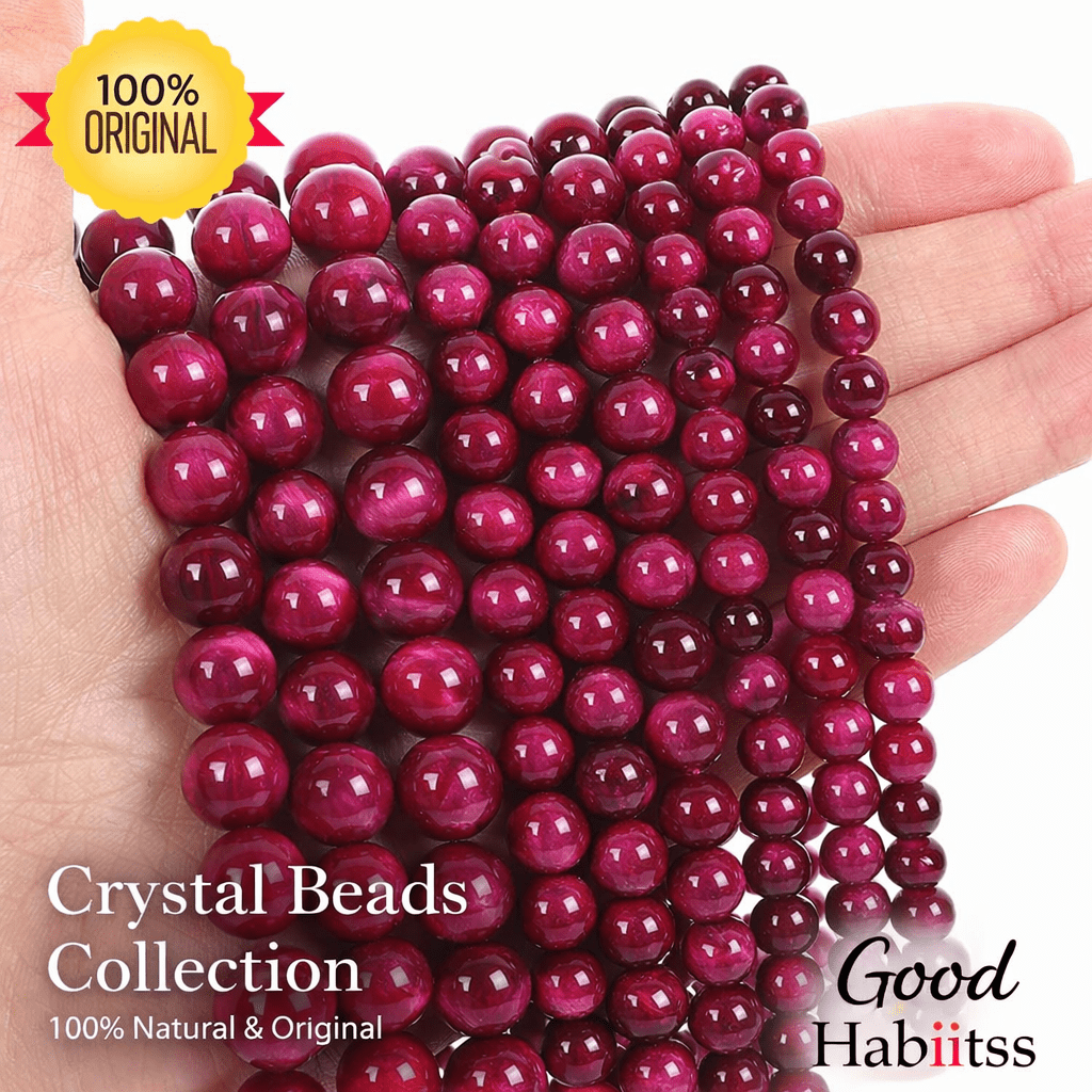 Pink Tiger Eye String - GOOD HABITSS