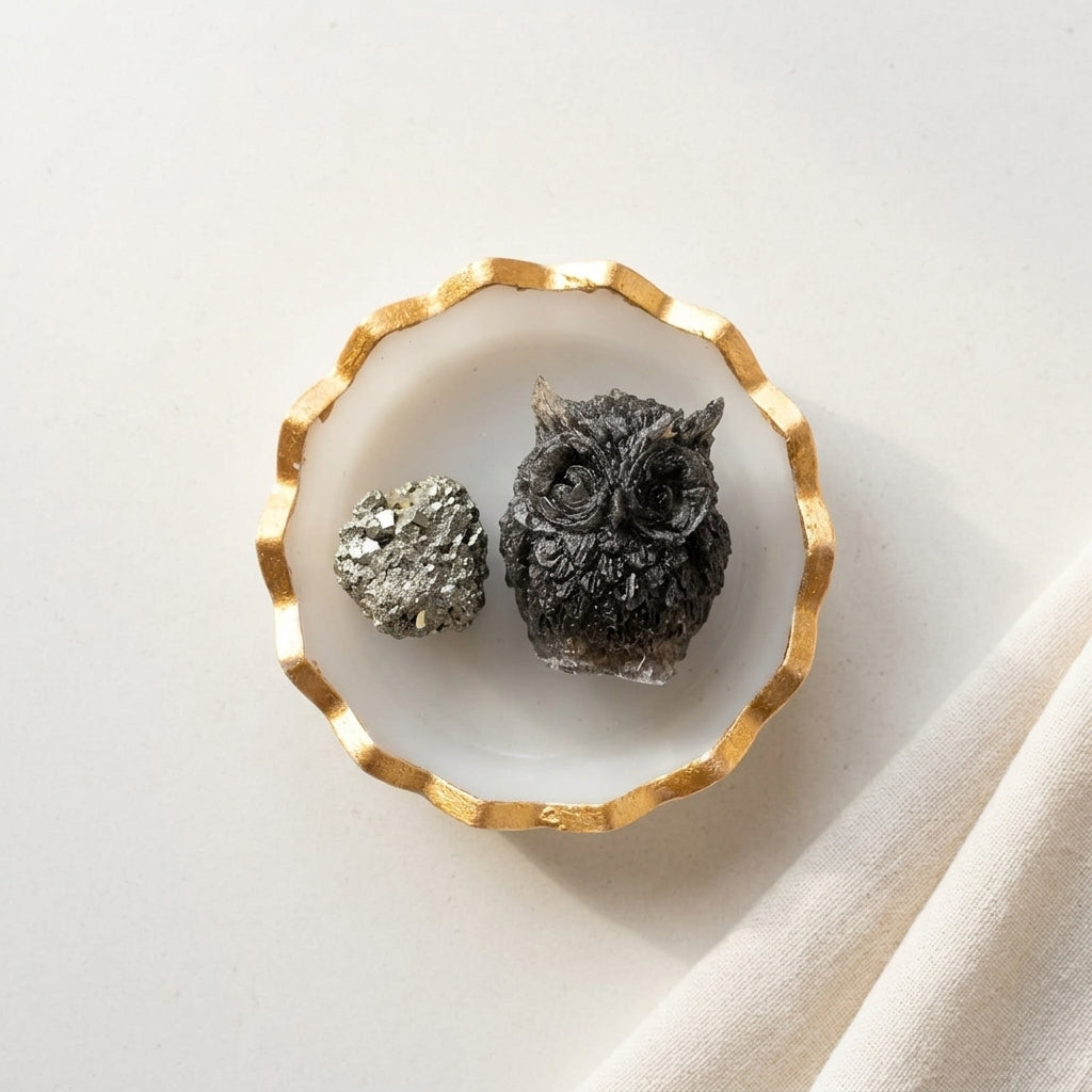 Pyrite Owl Wealth Set