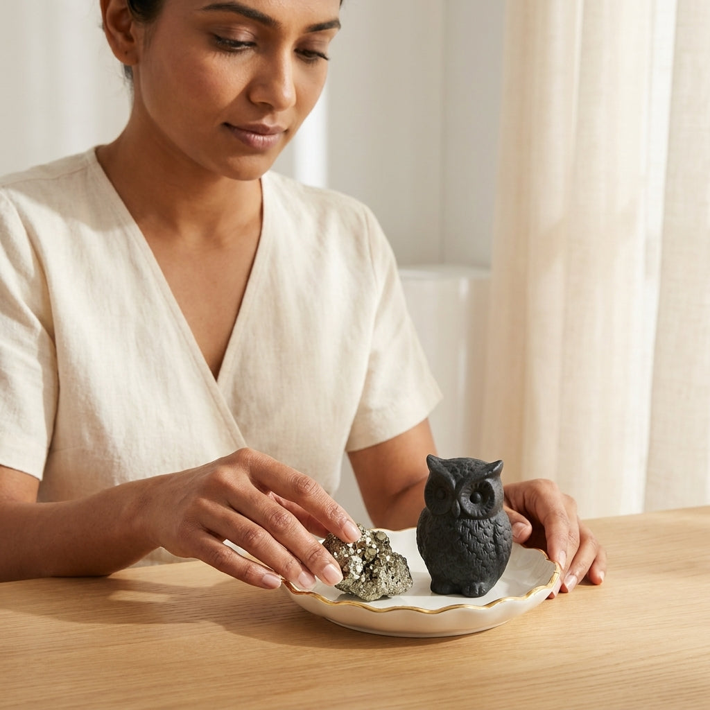 Pyrite Owl Wealth Set
