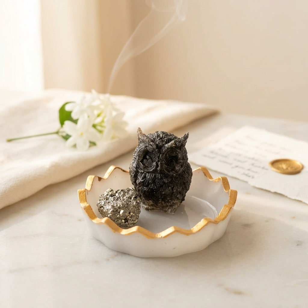 Pyrite Owl Wealth Set