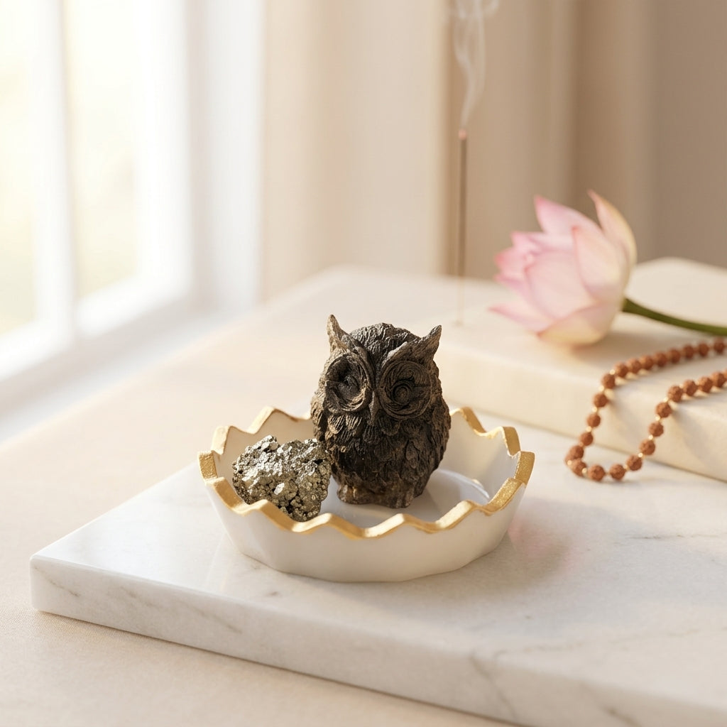 Pyrite Owl Wealth Set