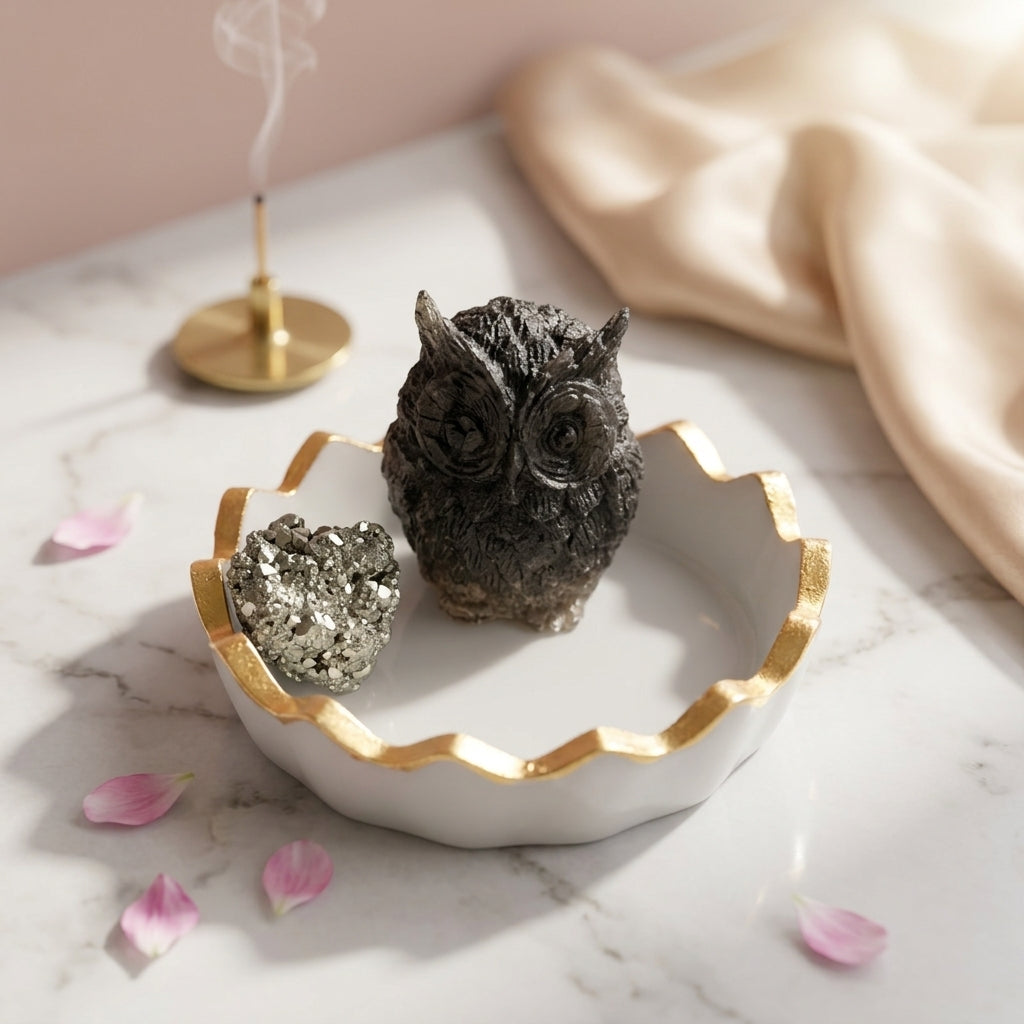 Pyrite Owl Wealth Set