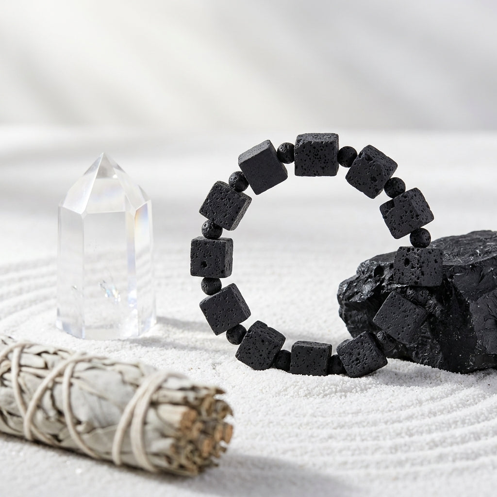 Lava Cube Bracelet