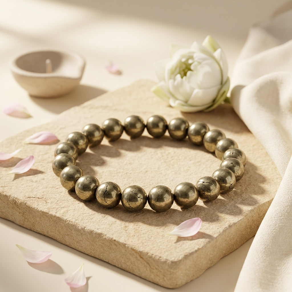 Natural Pyrite Bracelet