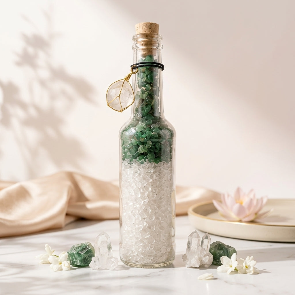 Guardian of Growth Crystal Energy Bottle