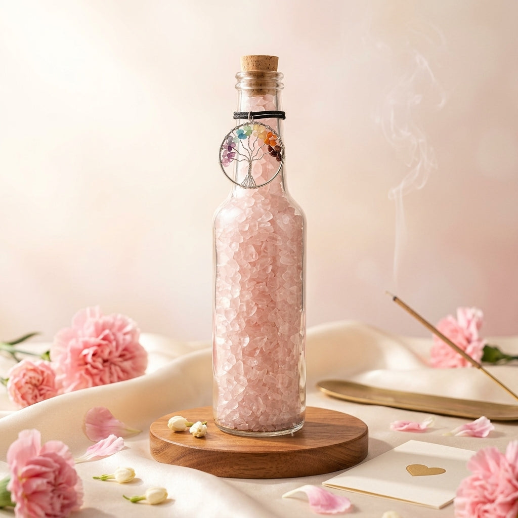 Divine Love Energy Crystal Bottle
