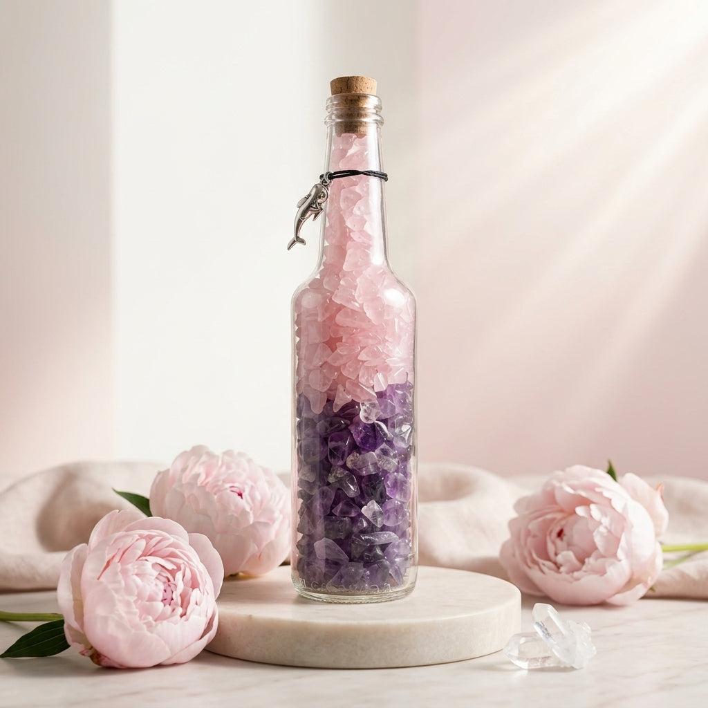 Love Attraction Crystal Energy Bottle