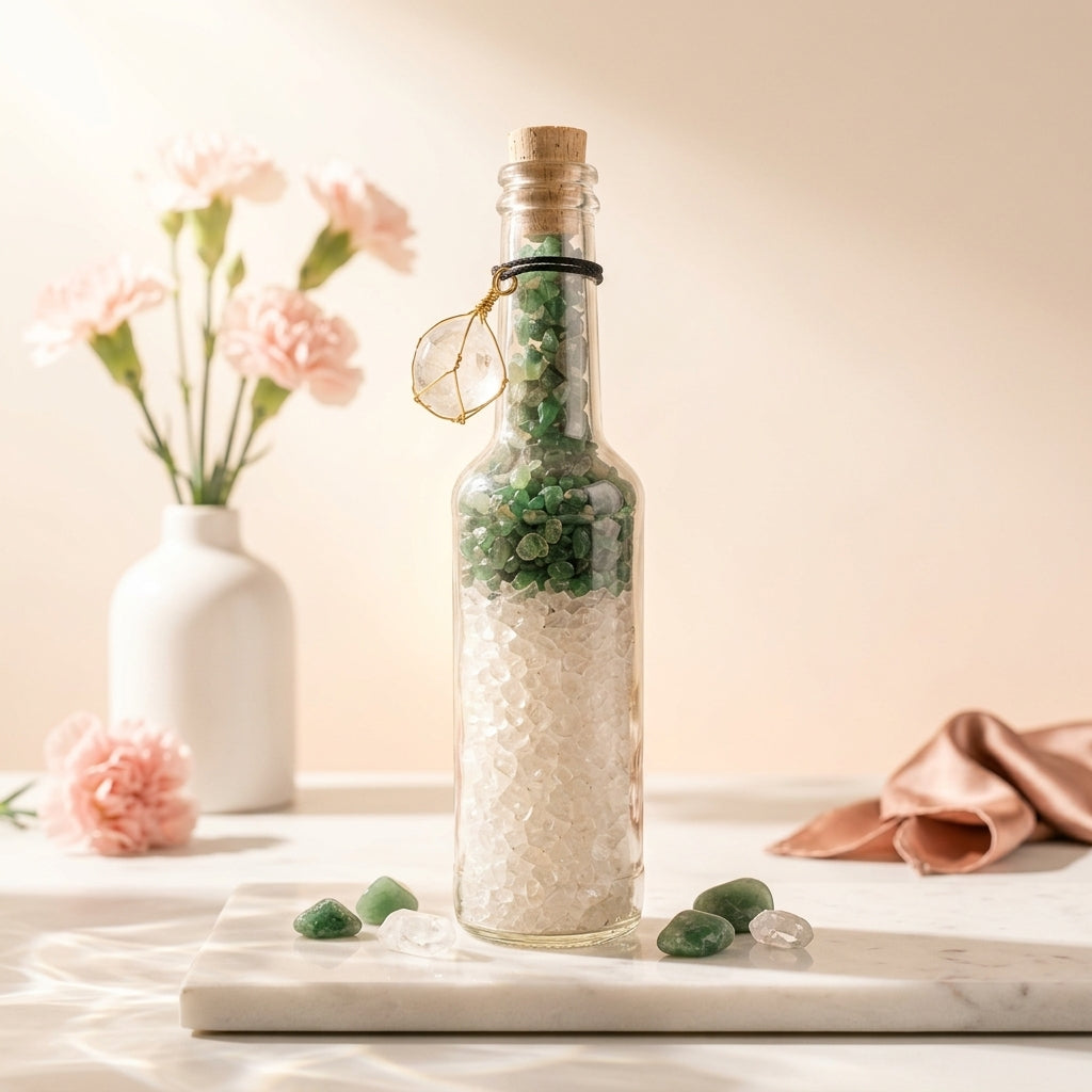 Guardian of Growth Crystal Energy Bottle