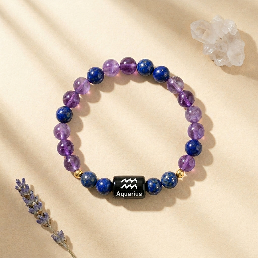 Aquarius Zodiac Bracelet