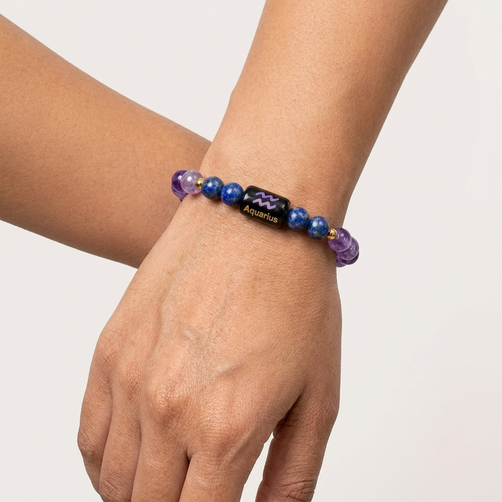 Aquarius Zodiac Bracelet