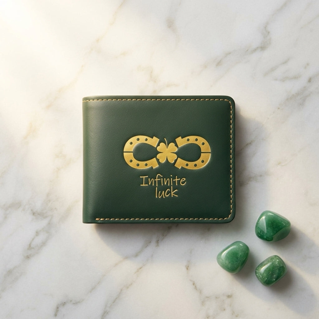 Infinite Luck Purse for Men — Carry Wealth. Attract Success. Never Stop Winning.