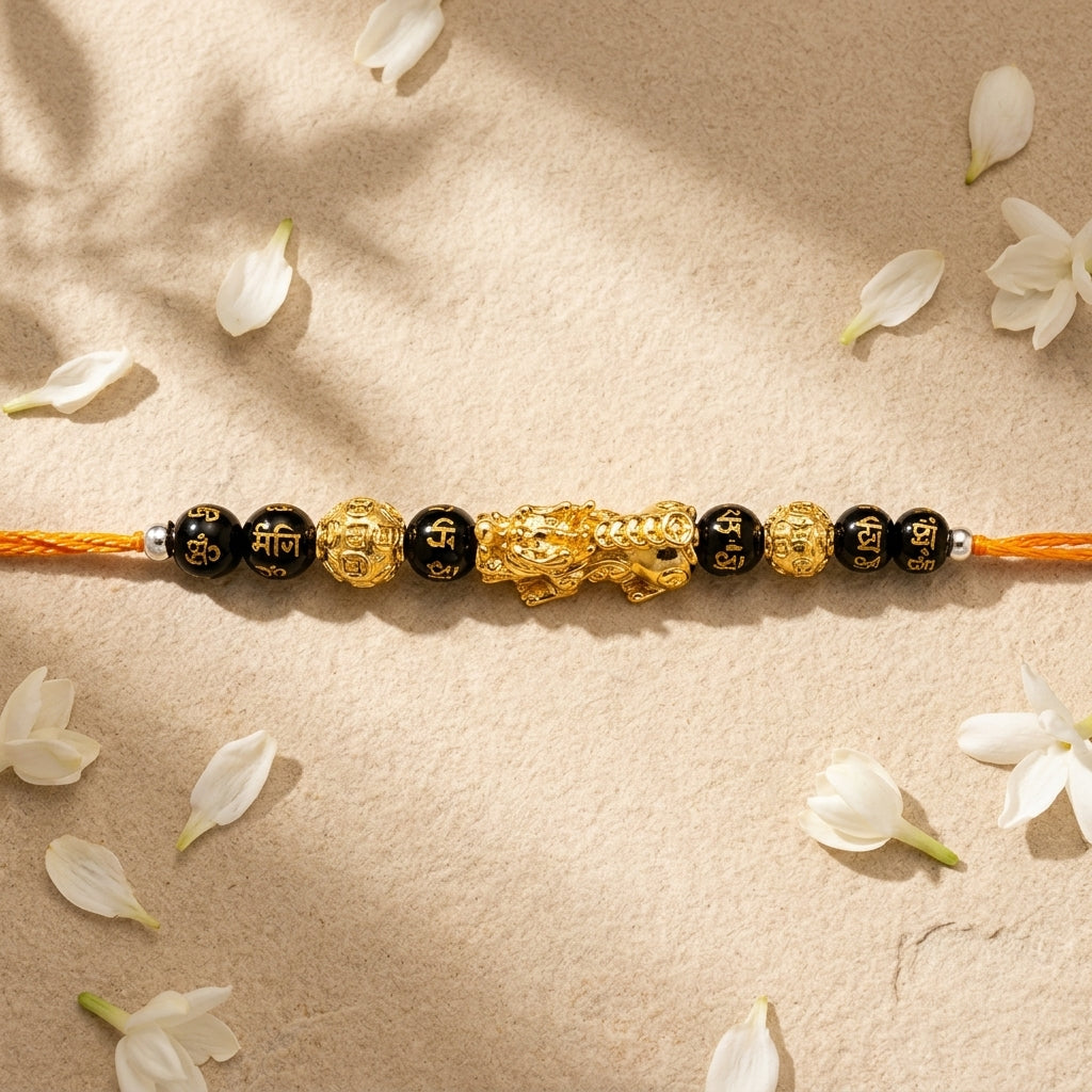Om Mani Pixiu Rakhi | Prosperity, Protection & Good Fortune