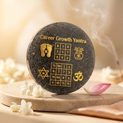 Pyrite Orgonite Shree Yantra Energy Plate - GOOD HABITSS
