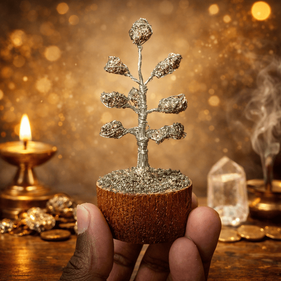 Pyrite Wealth Crystal Tree 10 Beats - GOOD HABITSS
