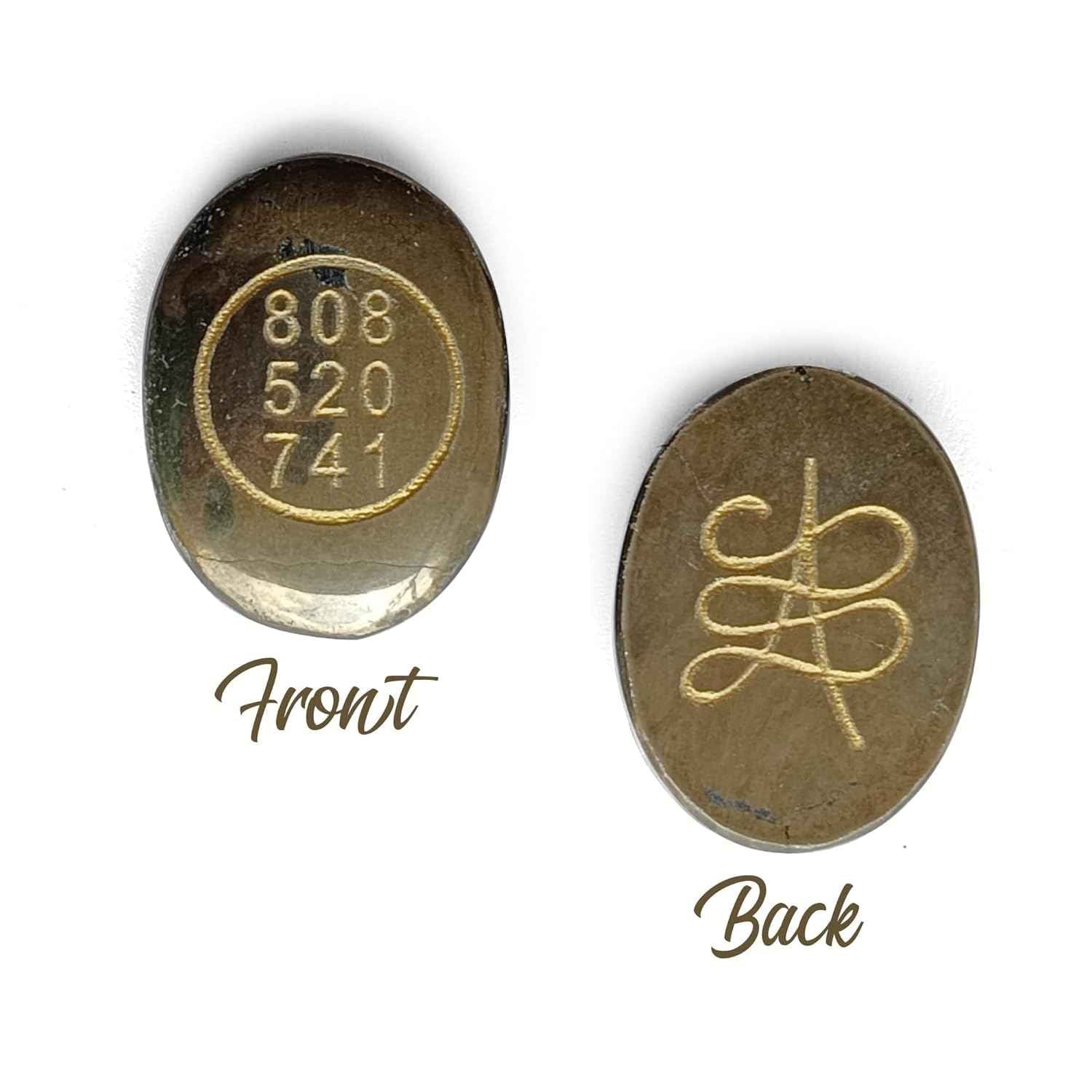 Pyrite Zibu Coin – Pack of 2 Pcs | Prosperity & Abundance Crystal Talisman - GOOD HABITSS