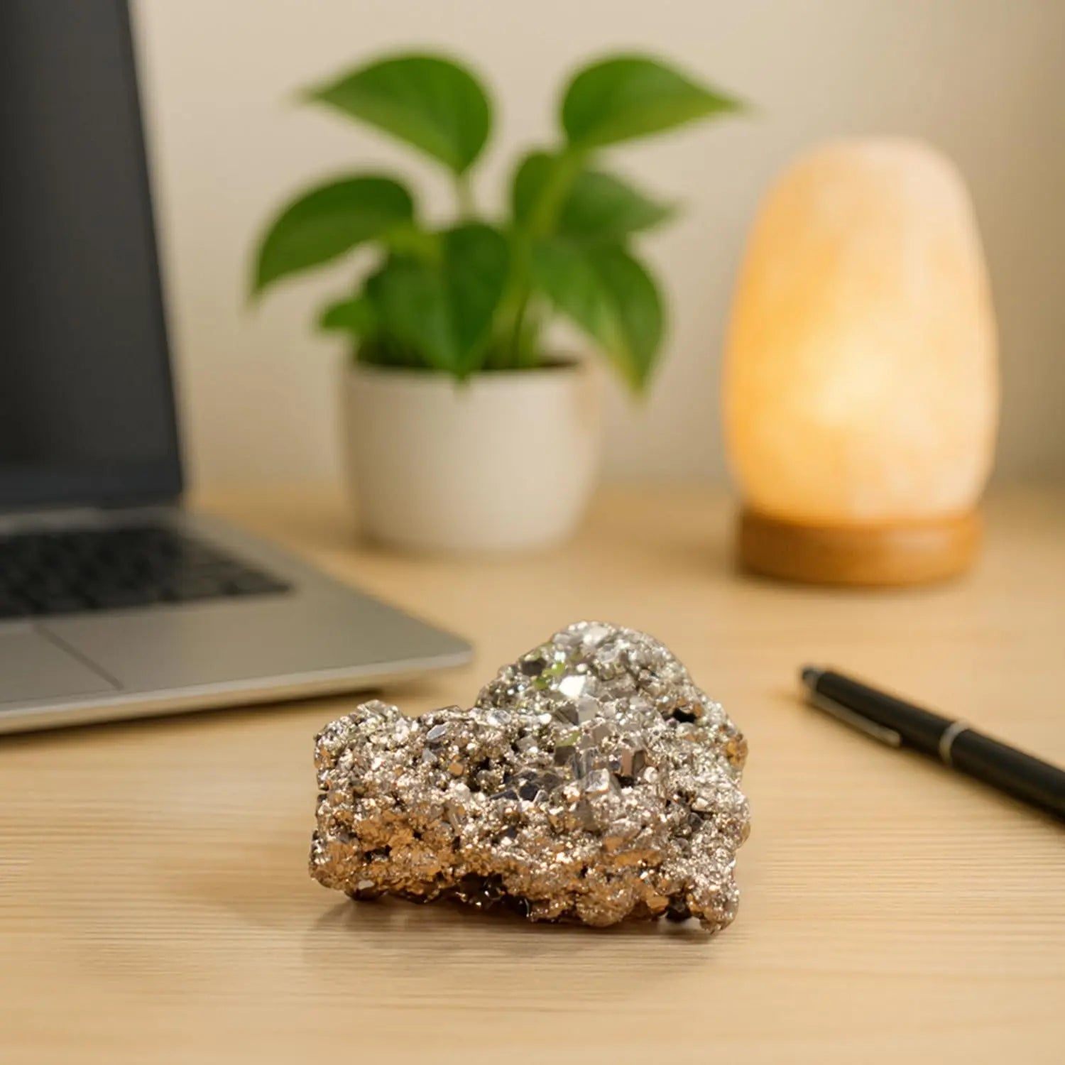 Raw Pyrite Stone Original | 100% Natural Pyrite Stone for Wealth & Prosperity (75 - 100 gram) - GOOD HABITSS