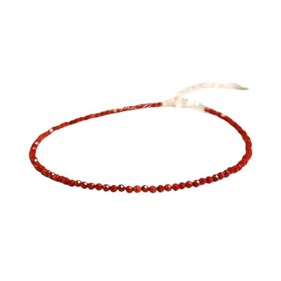 Red Jasper Anklet - GOOD HABITSS