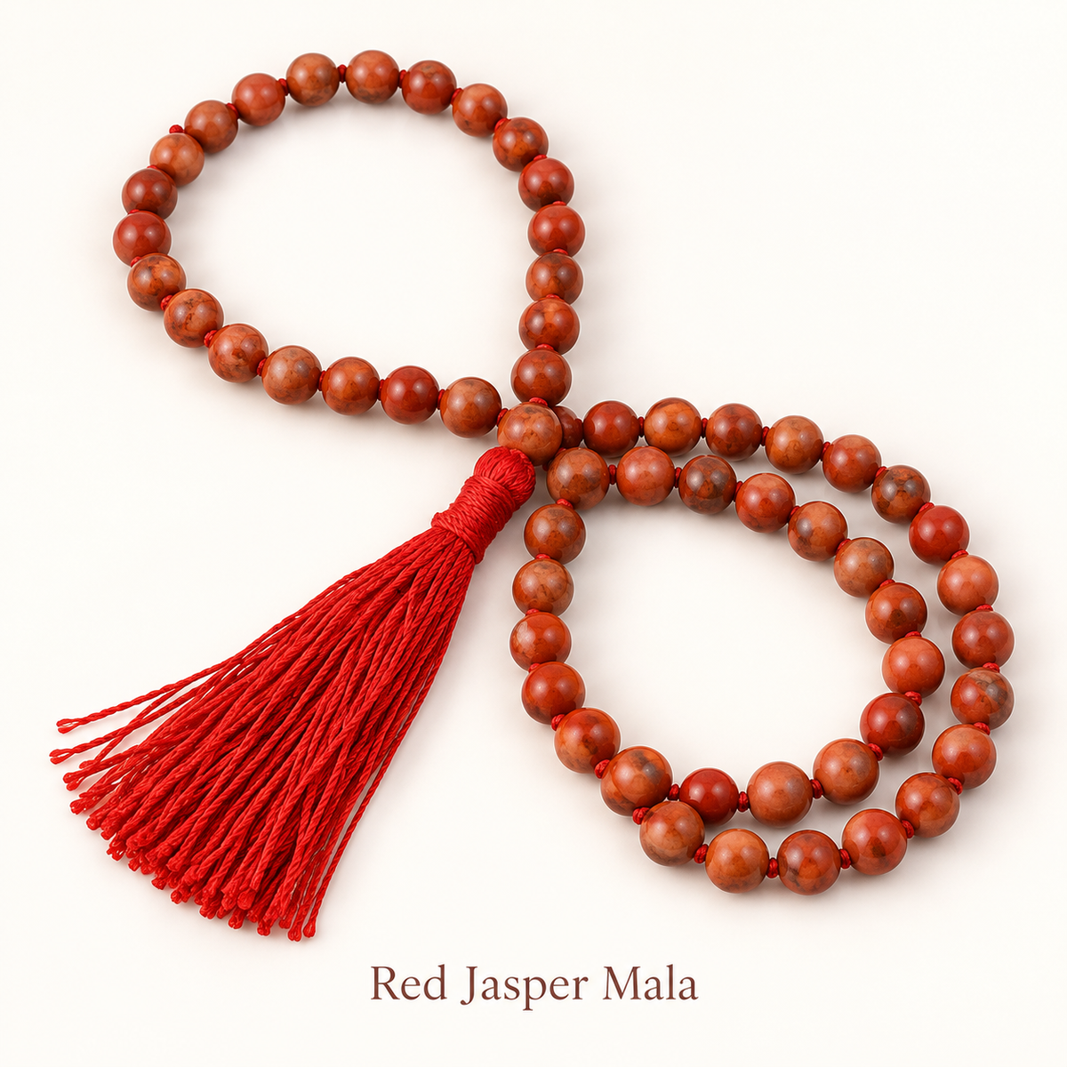 Red Jasper Bead Necklace — product details