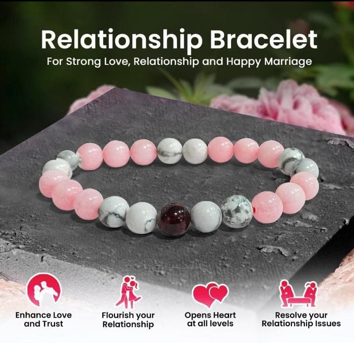 Relationship Stone Bracelet (8 MM) - GOOD HABITSS