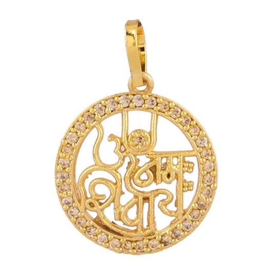 Rhodium Polished Pendant